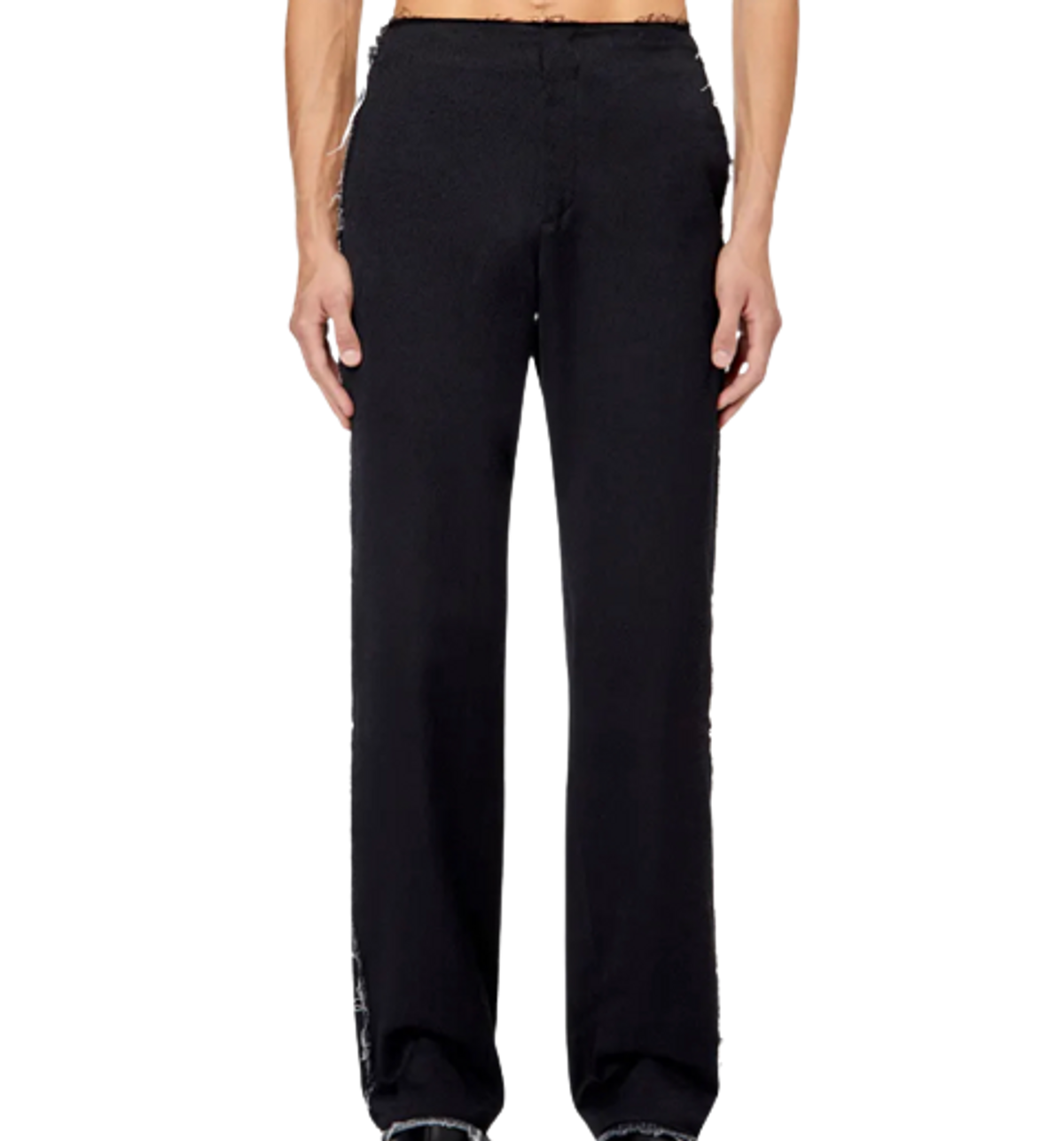 Diesel P-Prom-Fringes Frayed Boucle Pants
