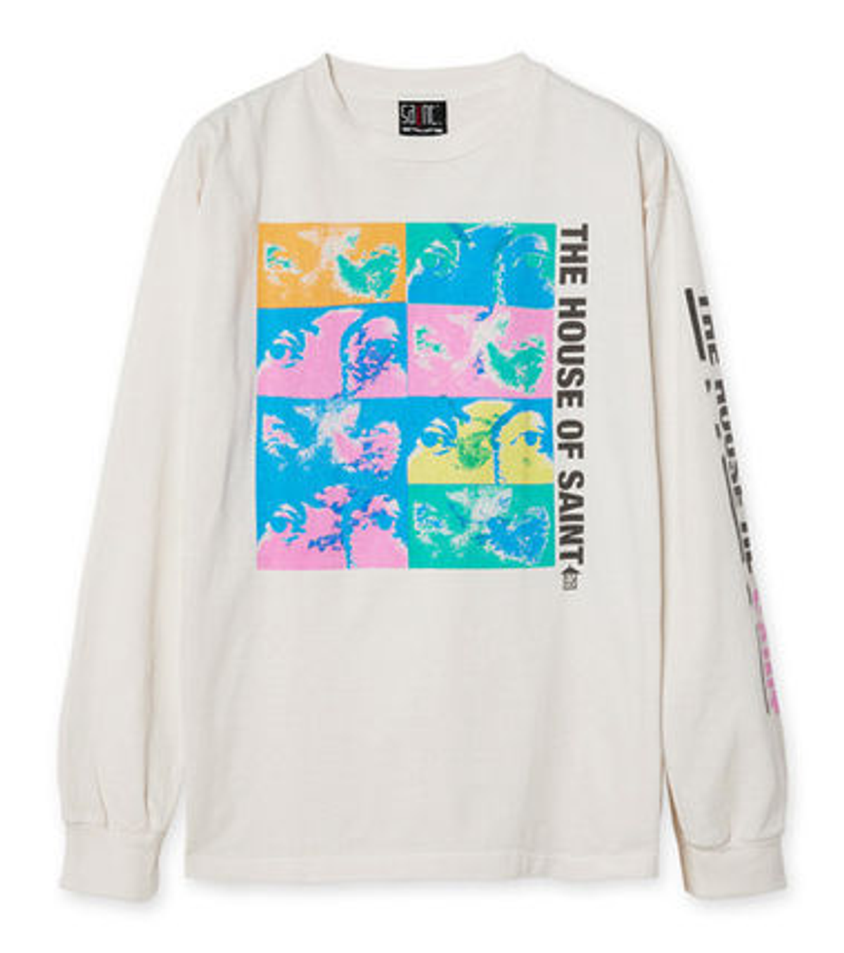 Saint Michael White Long Sleeve T-Shirt