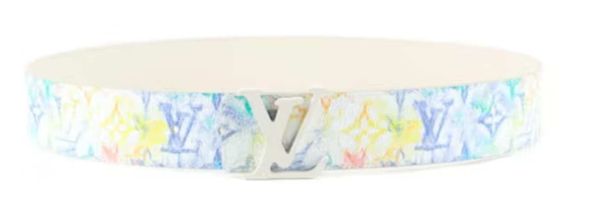Louis Vuitton Multicolor Ceinture Lv Shape 40 Mm Pastel Belt