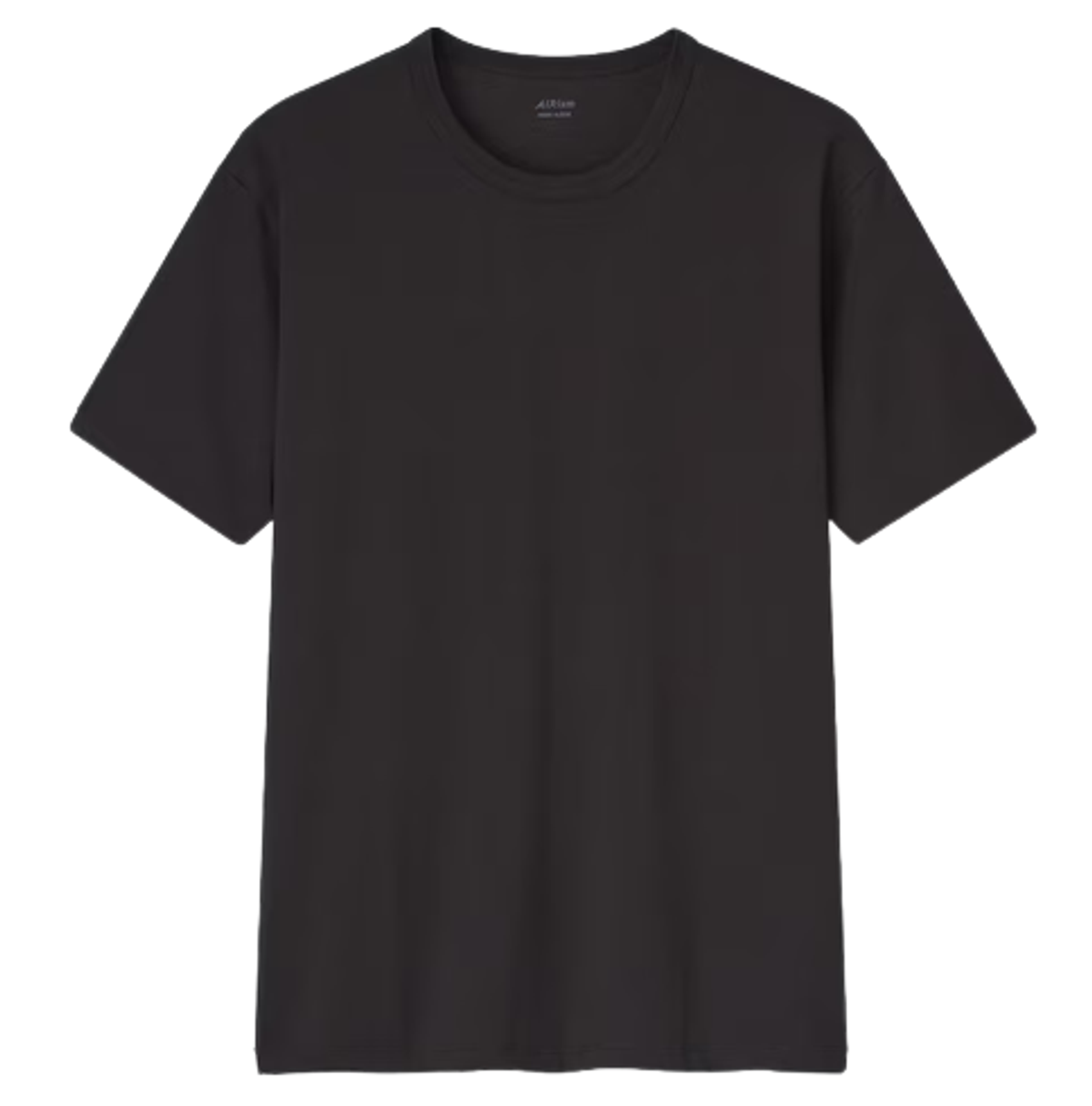 Uniqlo Black Cotton Crew Neck Short-Sleeve T-Shirt
