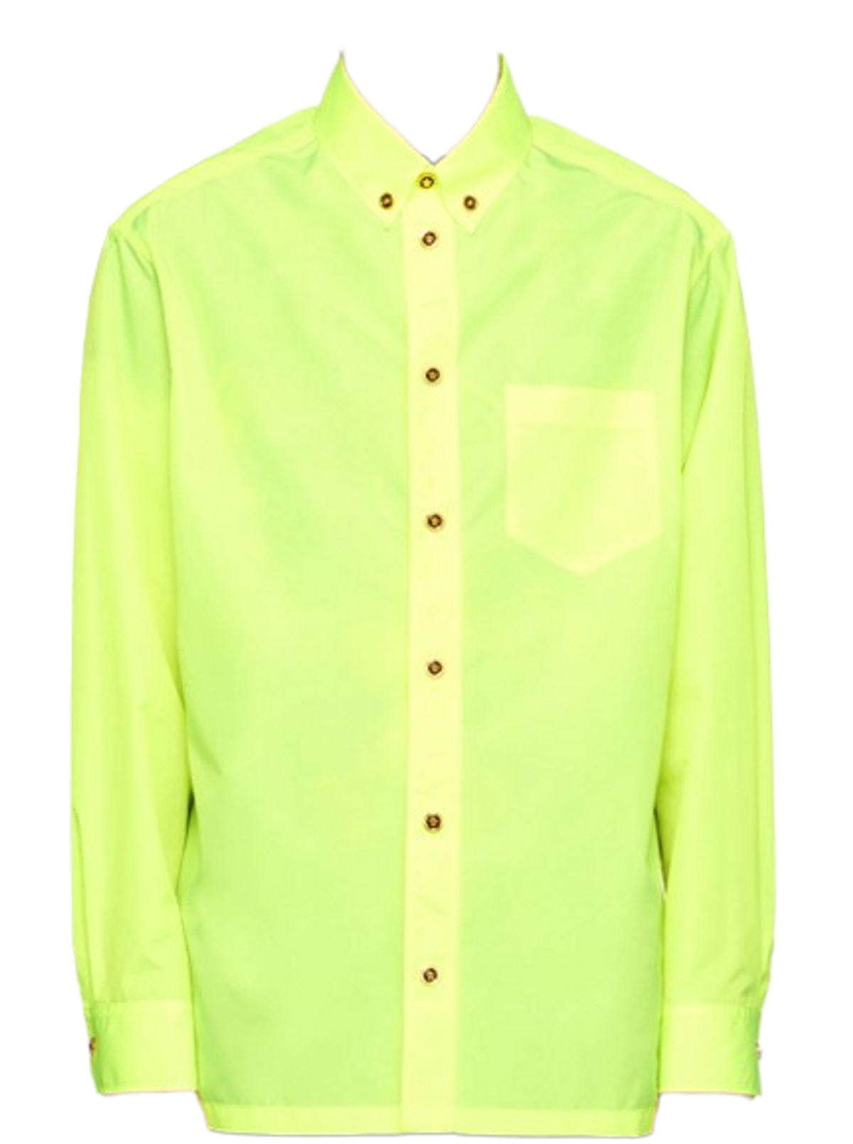 Versace Fluo Yellow Medusa Shirt