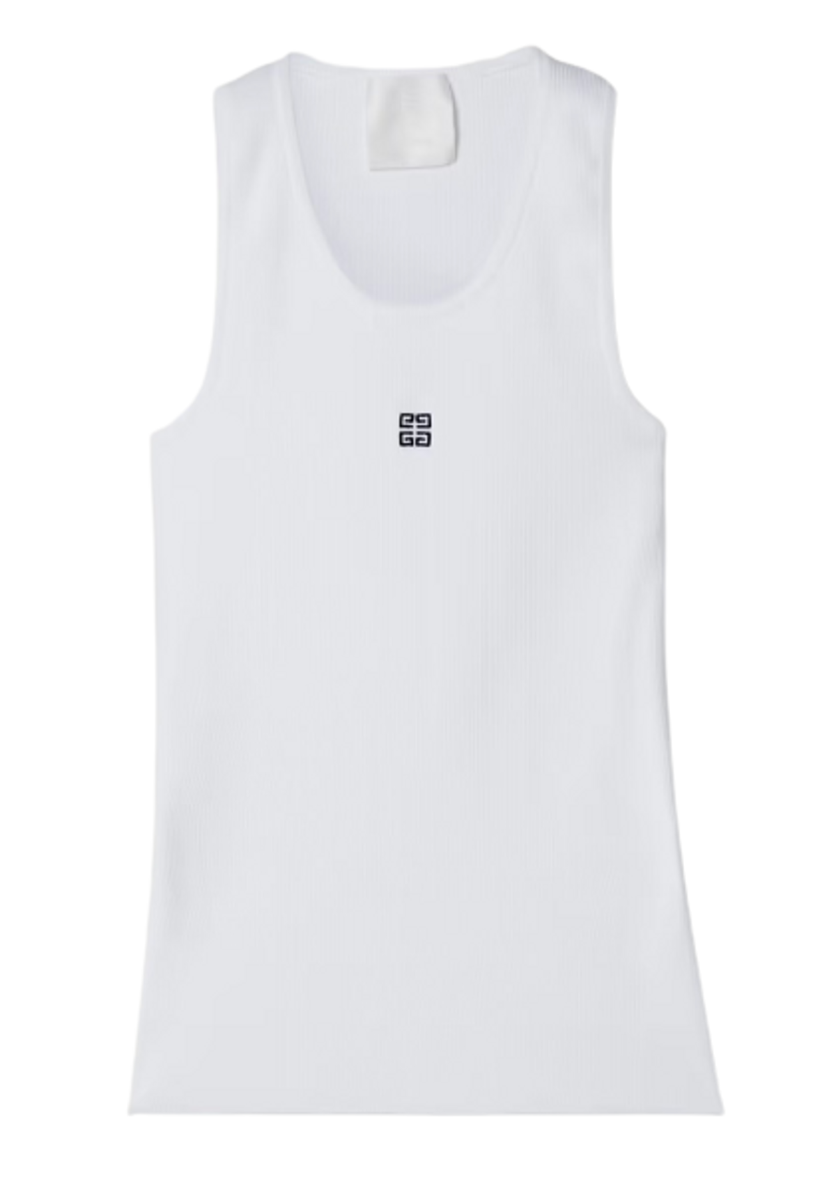 Givenchy Embroidered Ribbed Cotton-Blend Jersey Tank Top