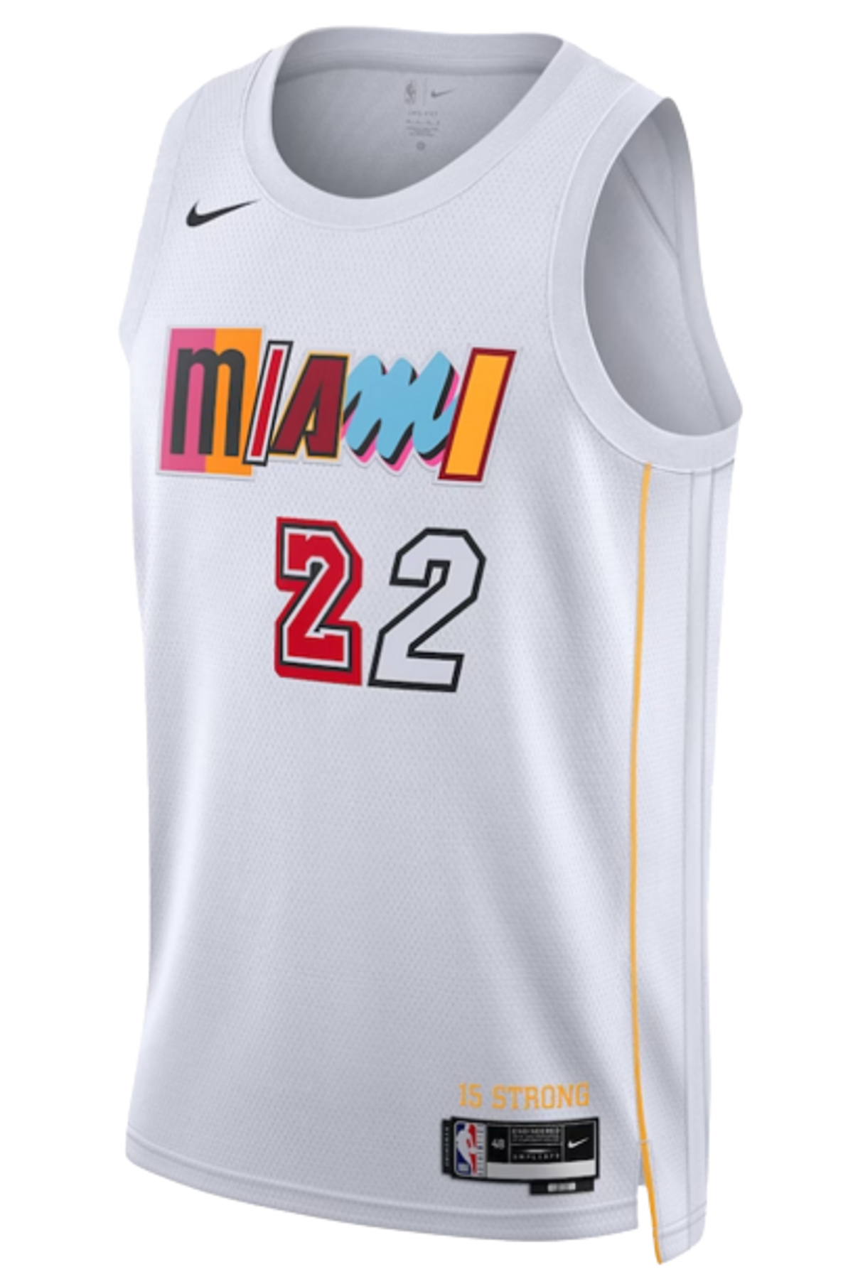 Miami Heat Swingman Logo White Jersey