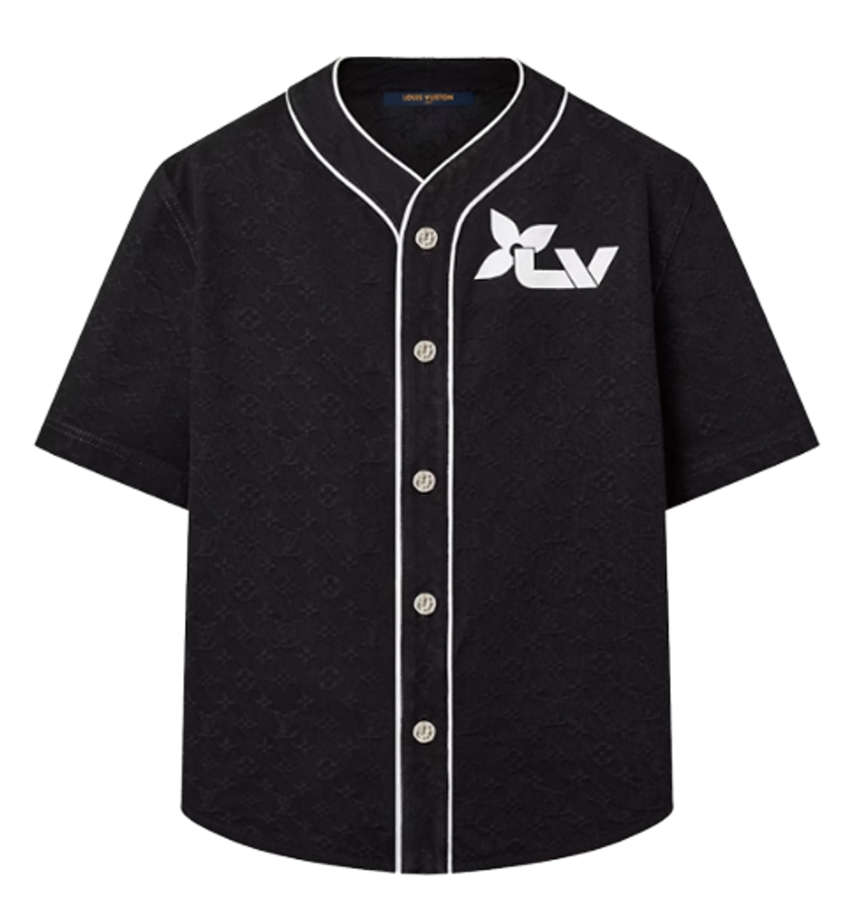 Louis Vuitton Monogram Short Sleeved Denim Shirt