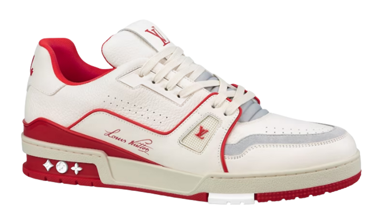 Louis Vuitton LV Red Trainer Sneakers