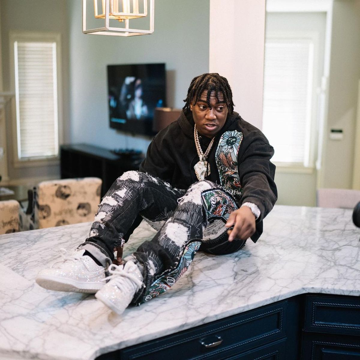 Fredo Bang Outfit from June 9, 2023 | WHAT’S ON THE STAR?