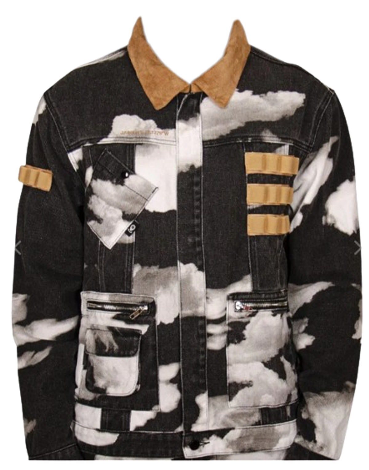 The Hideout Clothing Rifle Cloud Bleached Denim Jacket