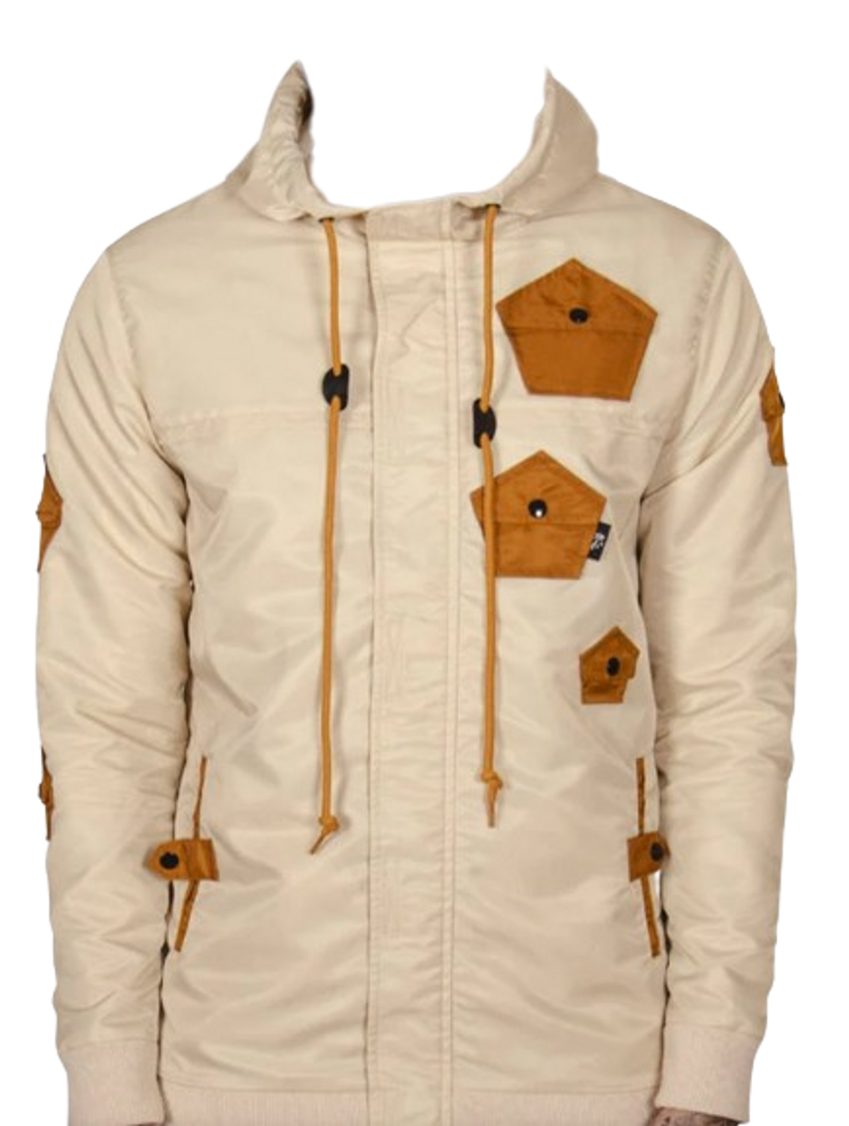 The Hideout Clothing Frosty Nylon Track Windbreaker Jacket