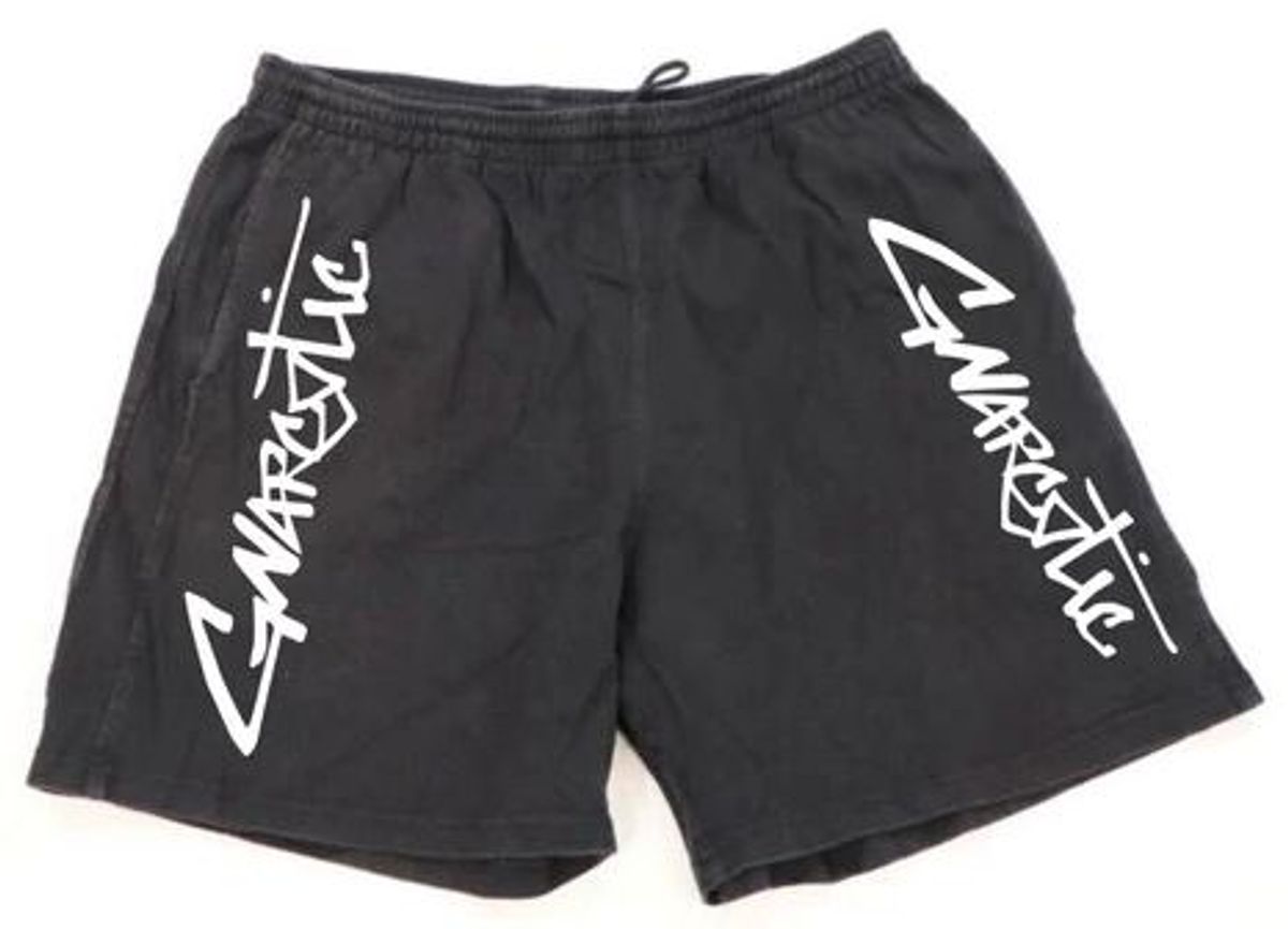 Gnarcotic Dual Logo Black/White Shorts