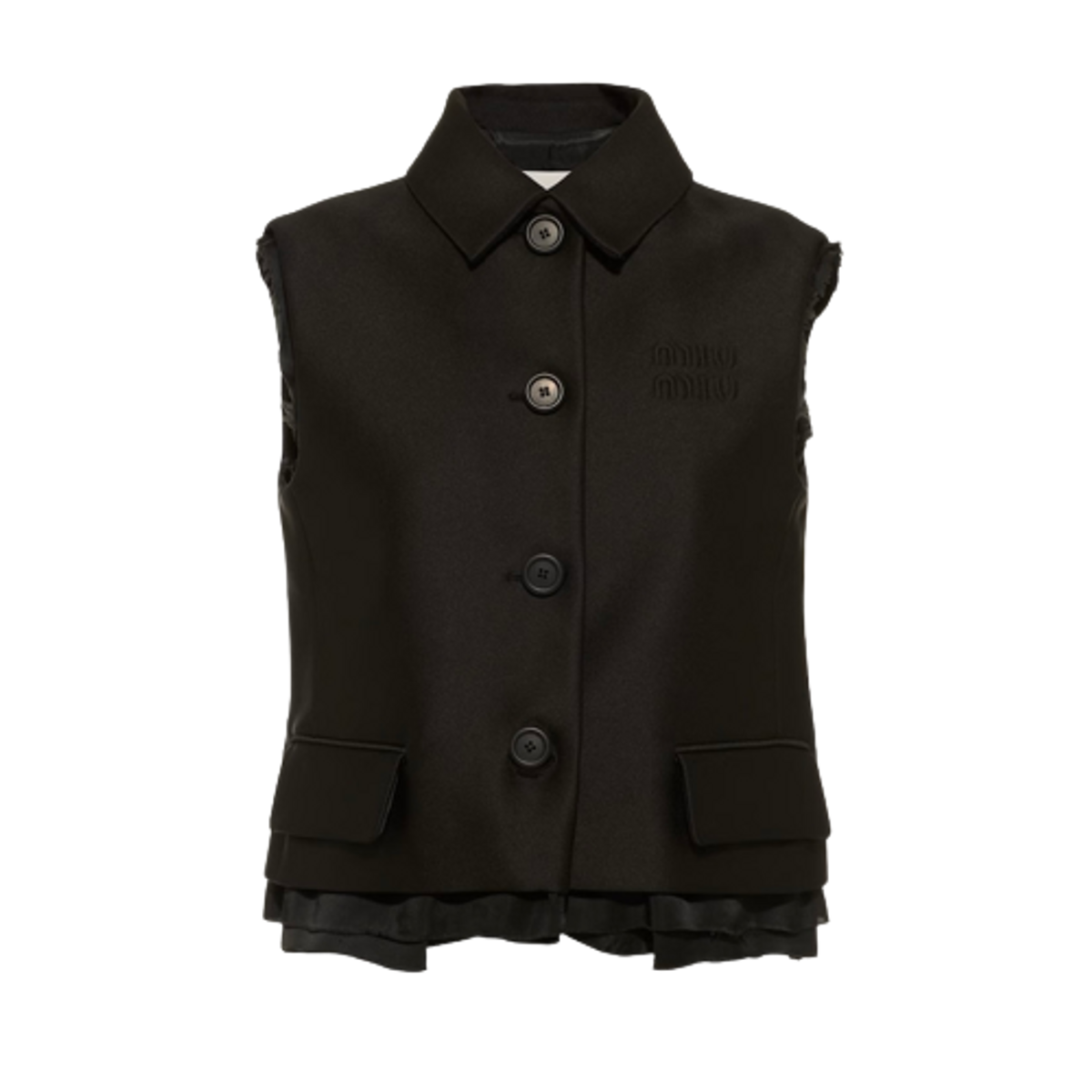 Miu Miu Single-Breasted Radzimir Vest