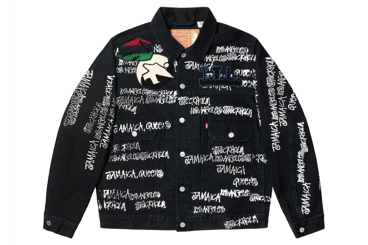 Stussy × Denim Tears × Our Legacy Black Ttl Denim Jacket