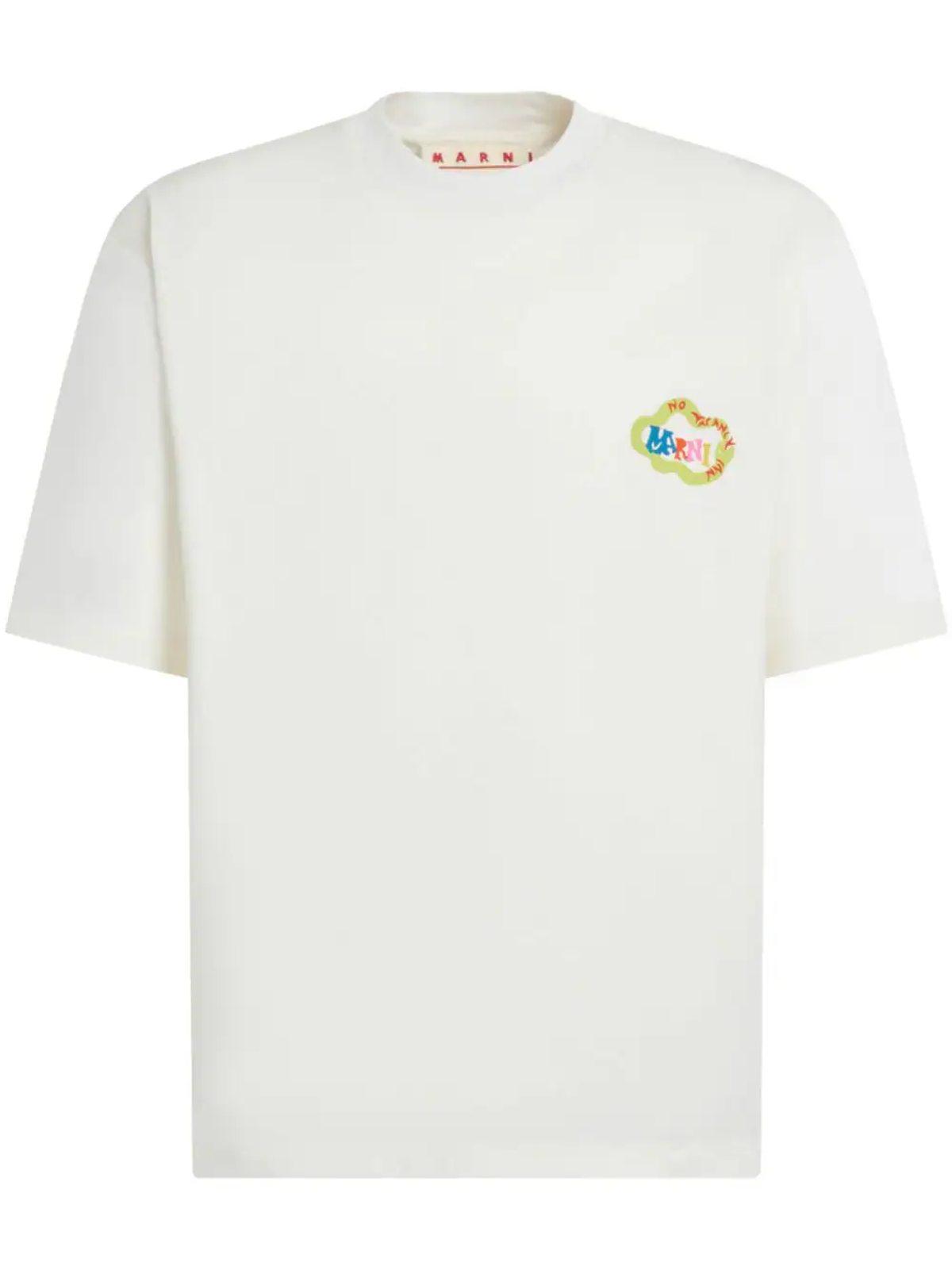 Marni × No Vacancy Inn White Logo-Print T-shirt
