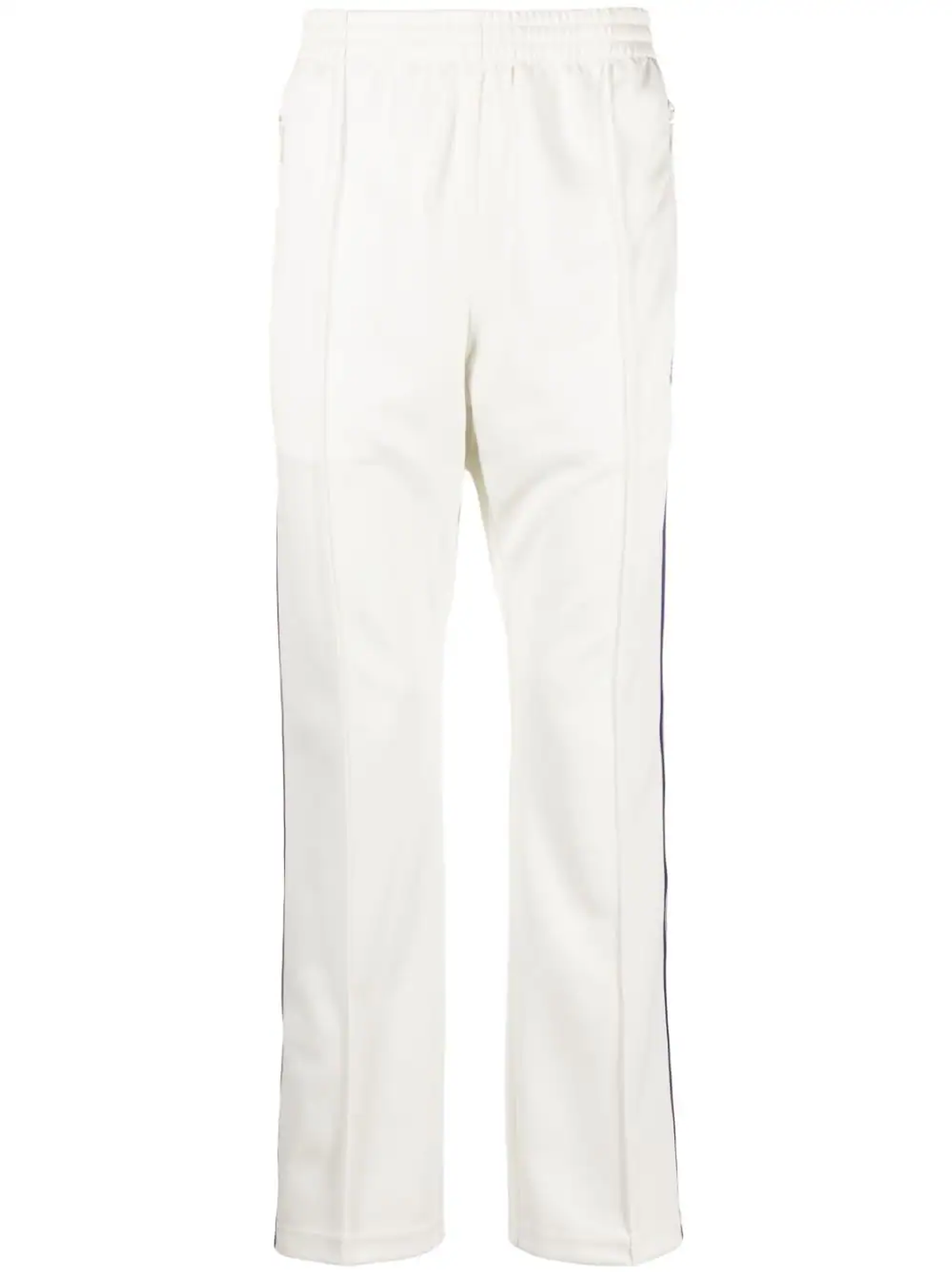 Needles White Butterfly-Embroidered Jersey Track Pants