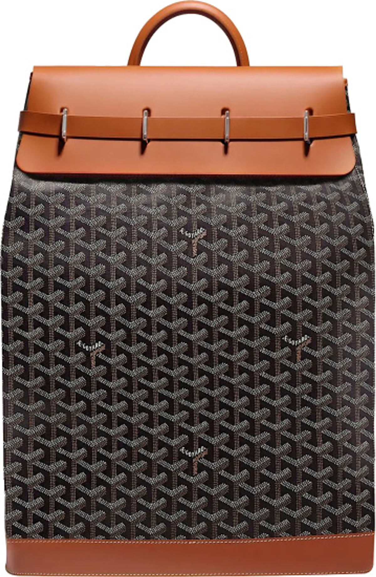 Goyard Brown Steamer Cloth Weekend Bag