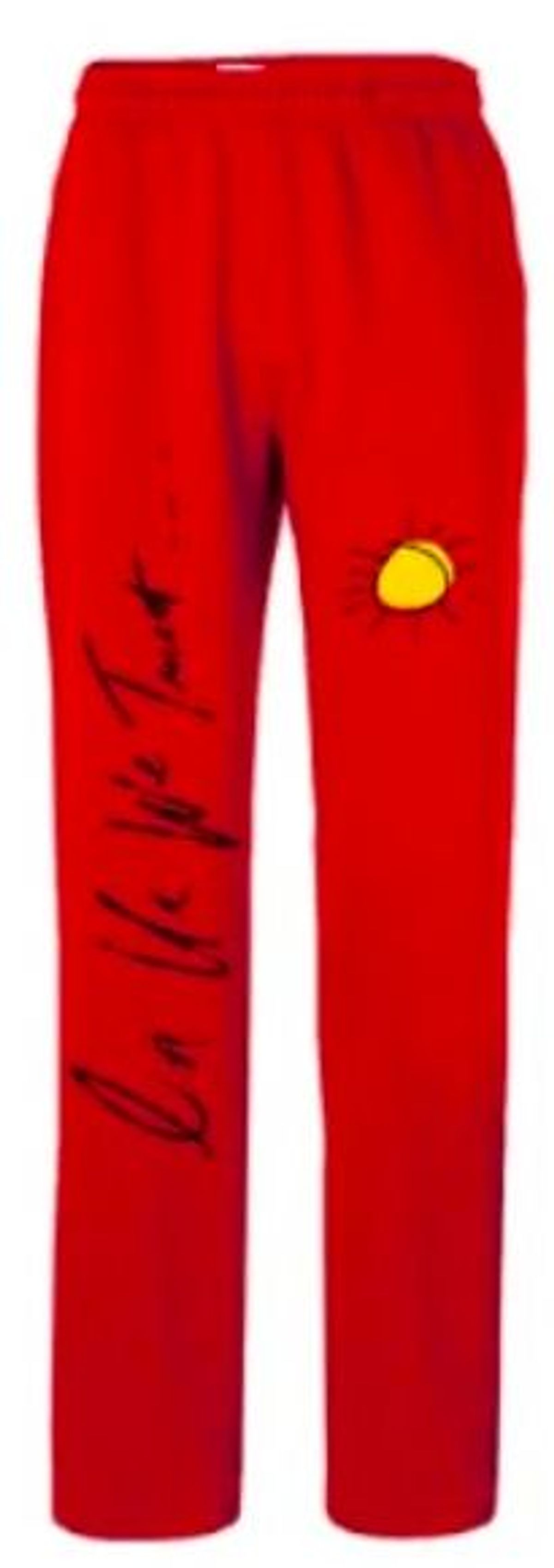 Last Four In Us We Trust Red Sweatpants