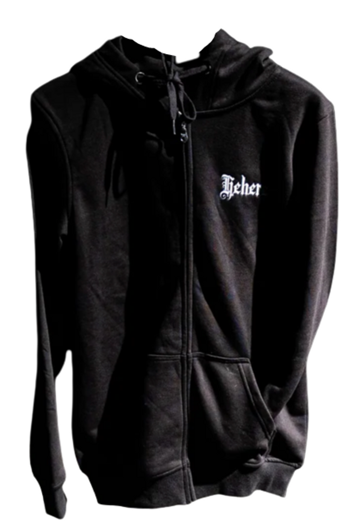 Wehere ZipUp Black Hoodie WHAT’S ON THE STAR?