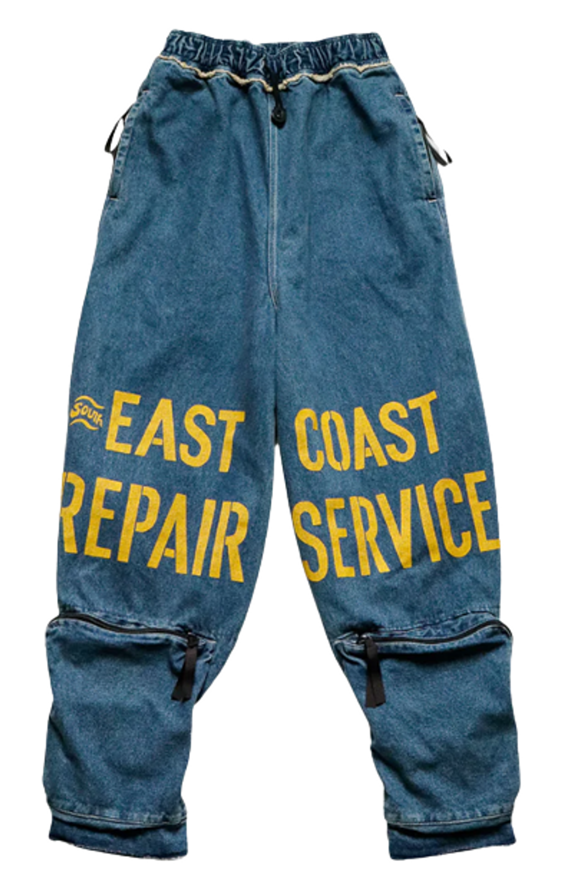 Kapital 12.5oz Denim East Repair-Man Track Pants