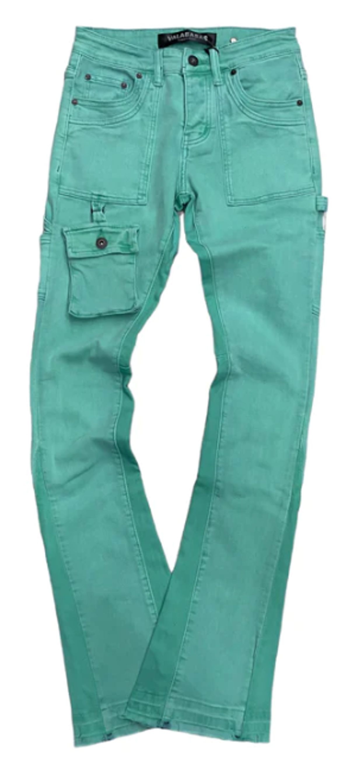 Valabasas Aqua Smooth Stacked Flare Denim Jeans