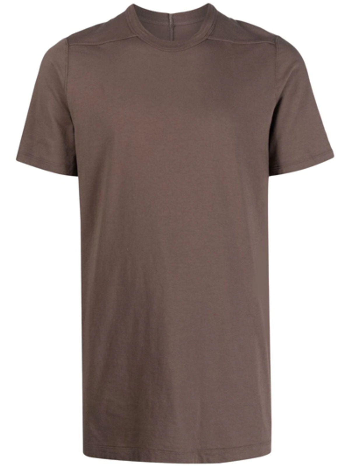 Rick Owens Brown Crew Neck Short Sleeved T-Shirt