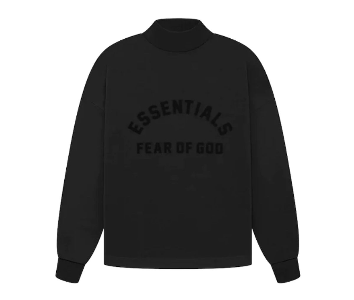 Fear of God Essentials LS Black Tee