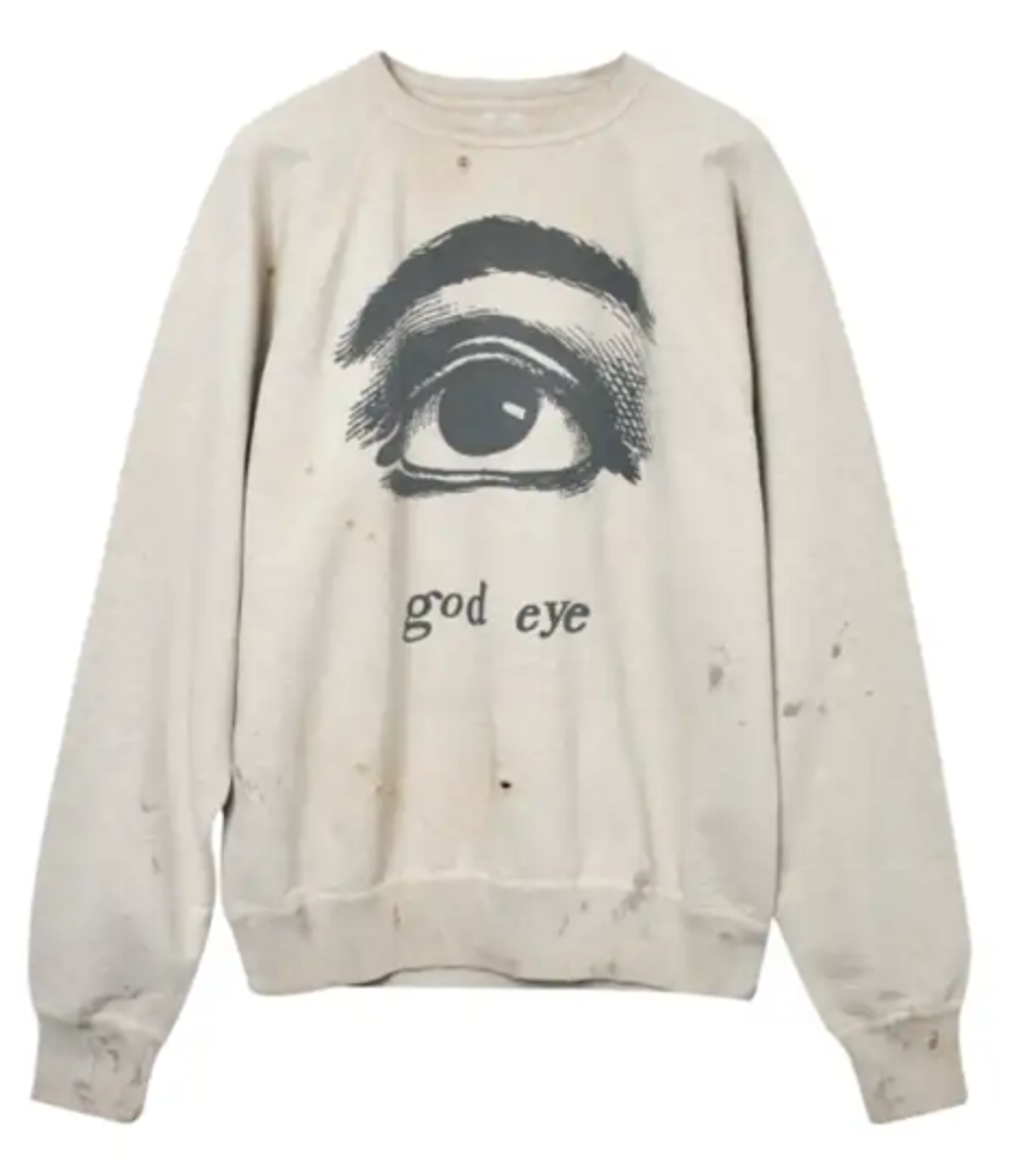 Readymade × Saint Michael Grey God Eye Crewneck Sweatshirt