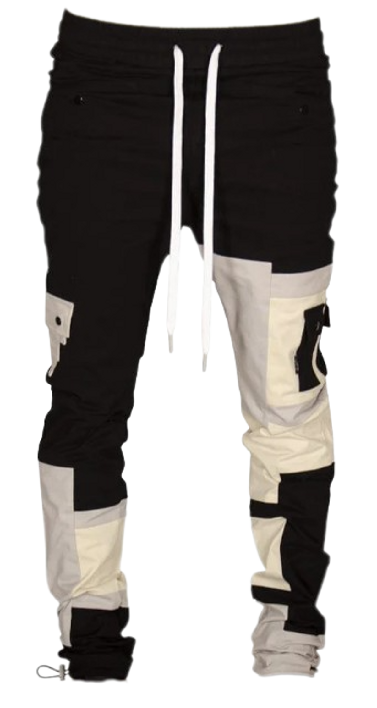 The Hideout Clothing Steps Color Blocking Cargo Joggers Pants