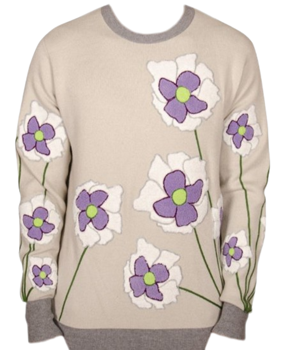 The Hideout Clothing Opium Poppy Flower Knit Sweater