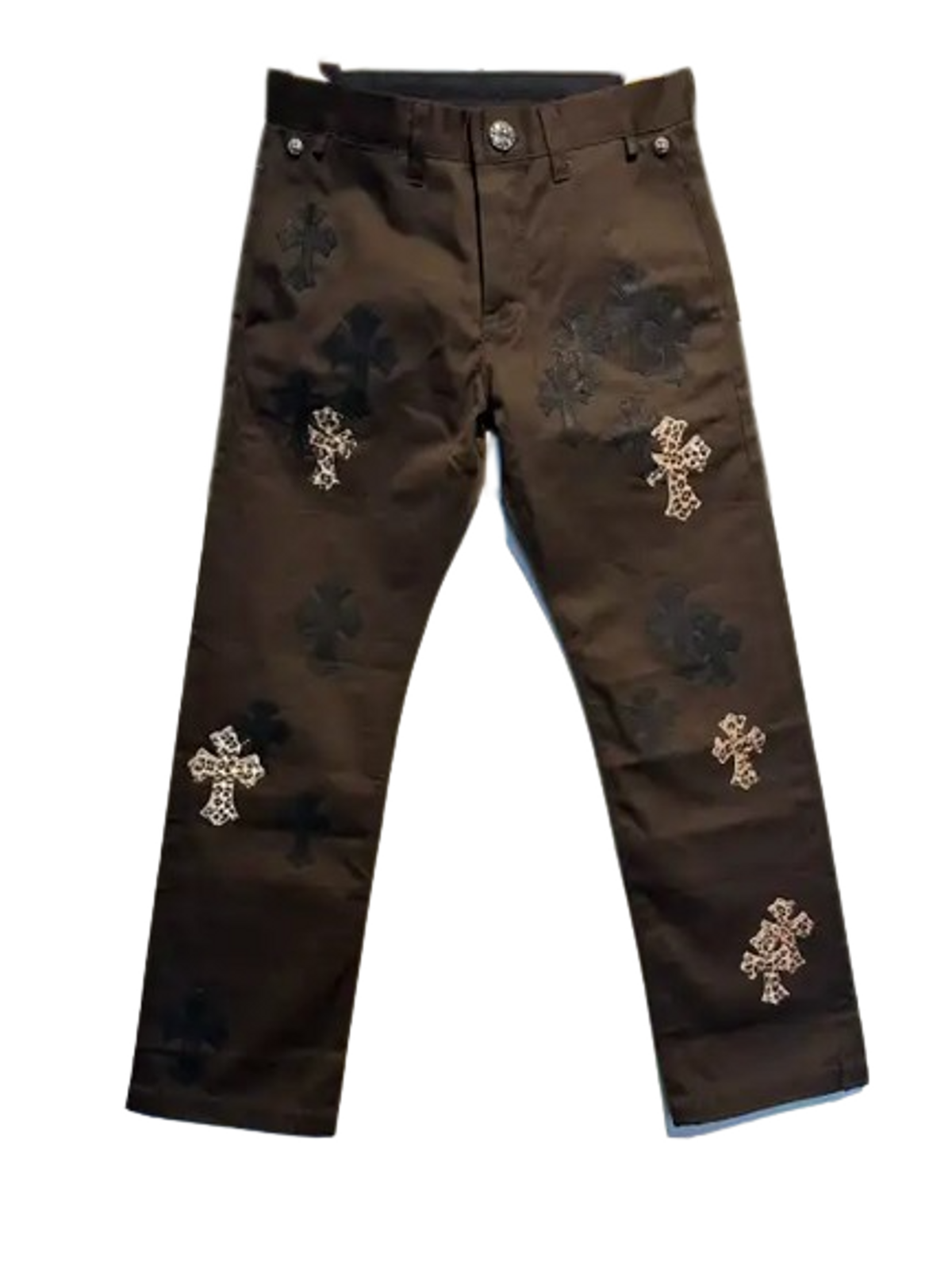 Chrome Hearts Brown Carpenter Pants