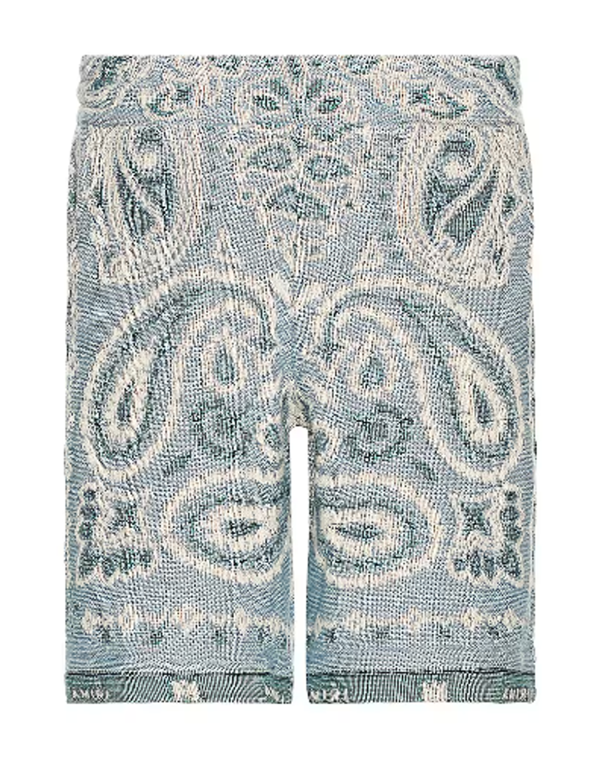 Amiri Blue Tapestry Bandana Baggy Shorts
