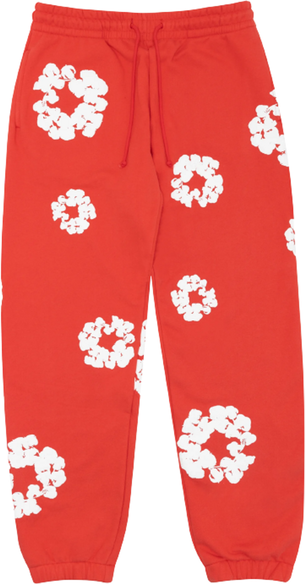 Denim Tears Red The Cotton Wreath Sweatpants