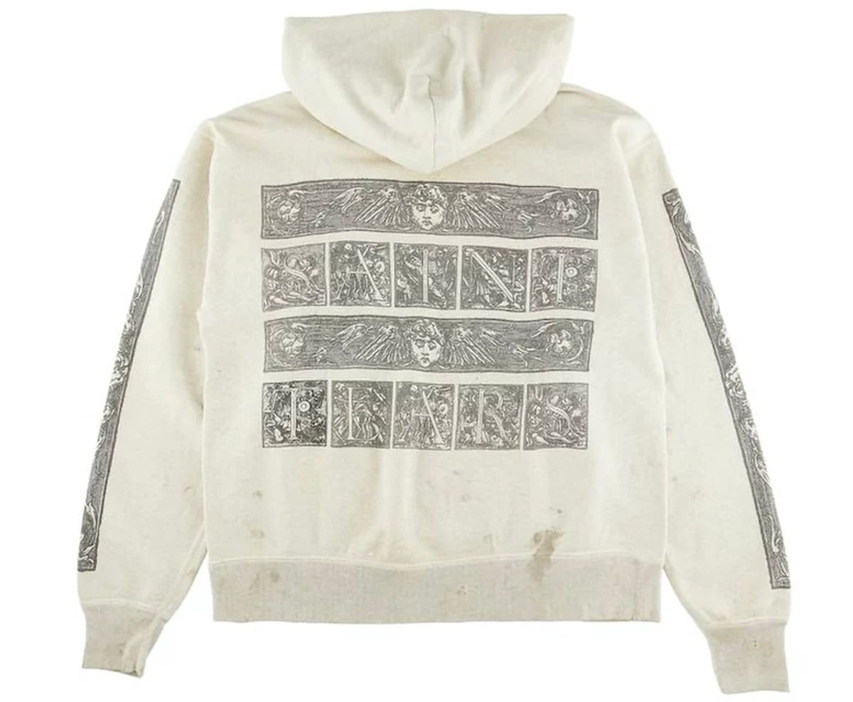 Denim Tears × Saint Michael Mural Grey Hoodie