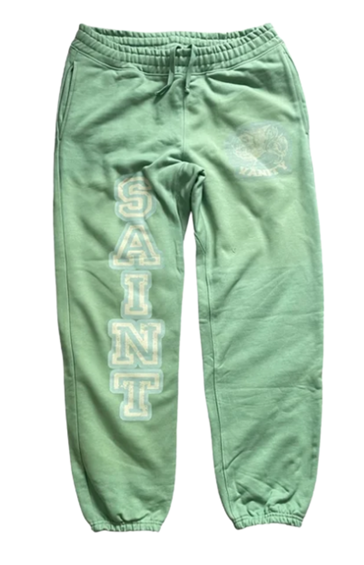Saint Vanity Green Logo Sweatpants