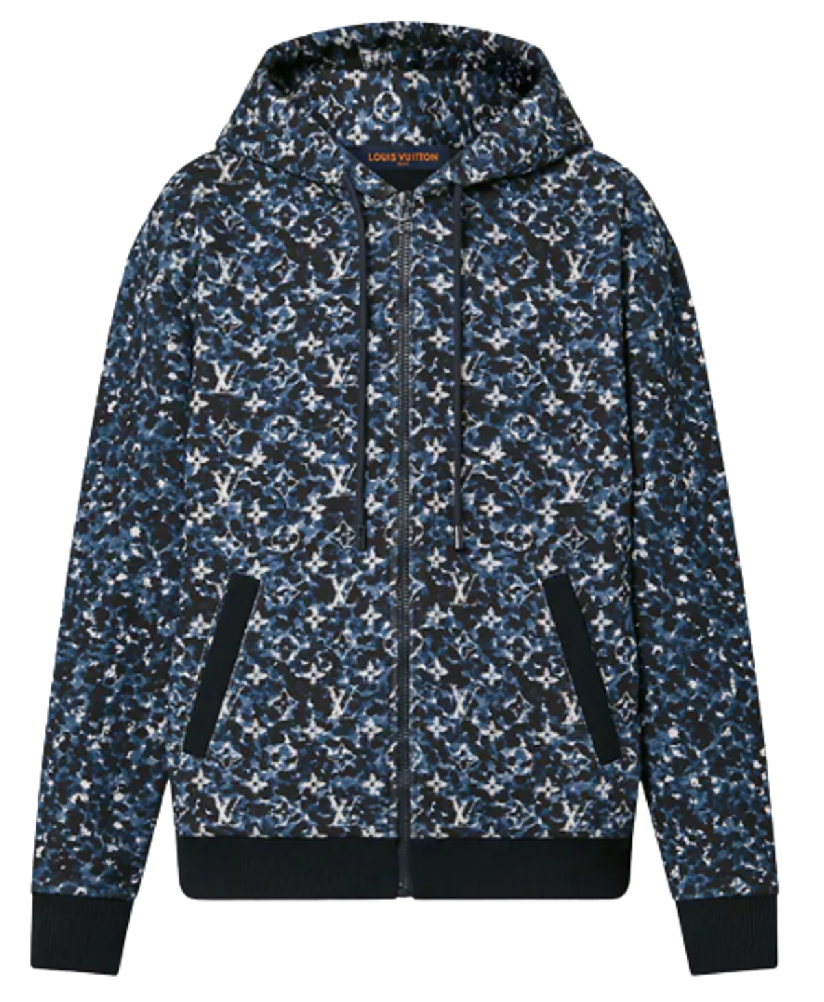 Louis Vuitton Monogram Zip-Through Cotton Hoodie