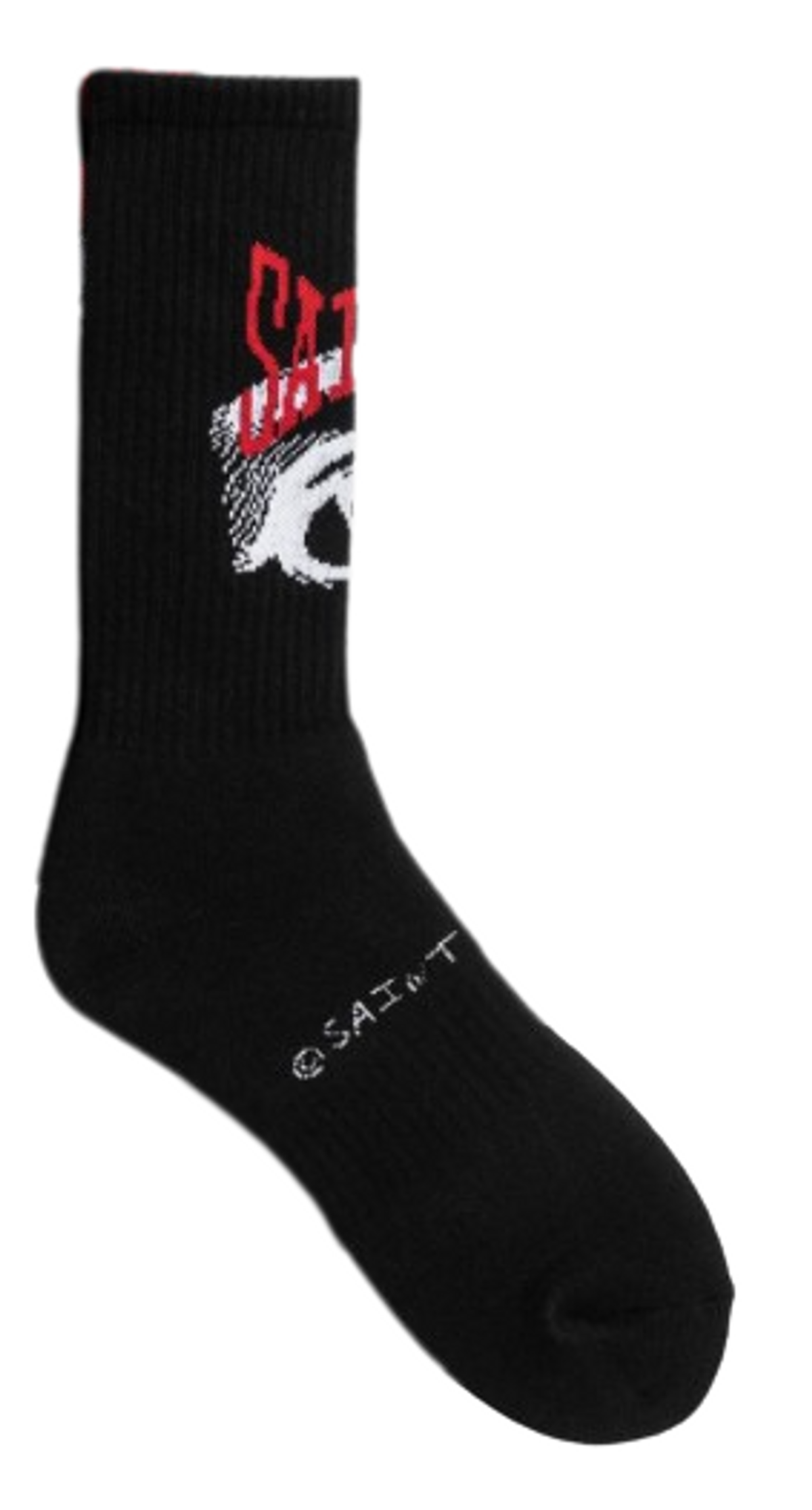Saint Michael Black Eye Socks