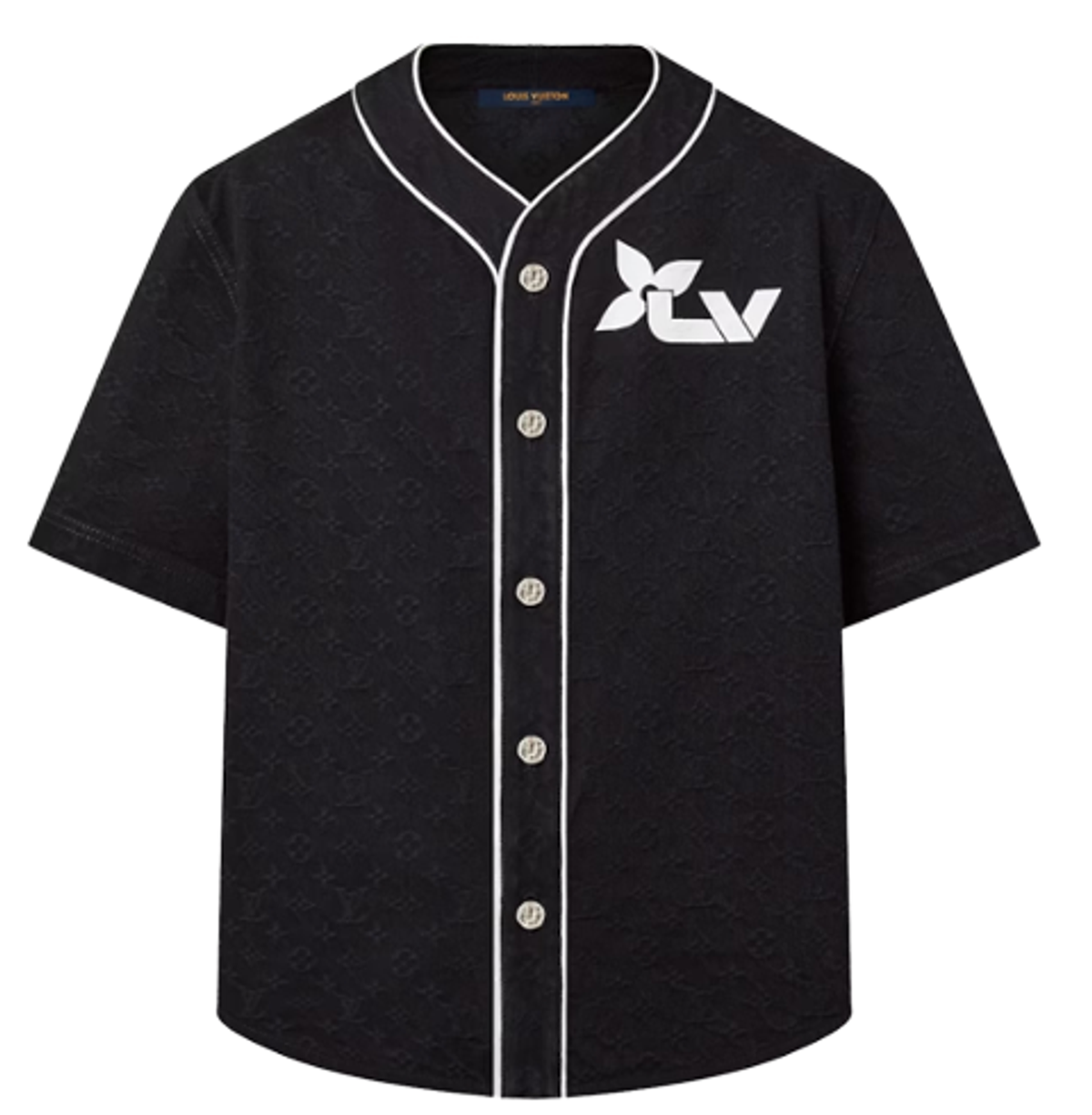 Louis Vuitton Monogram Short-Sleeved Denim Shirt