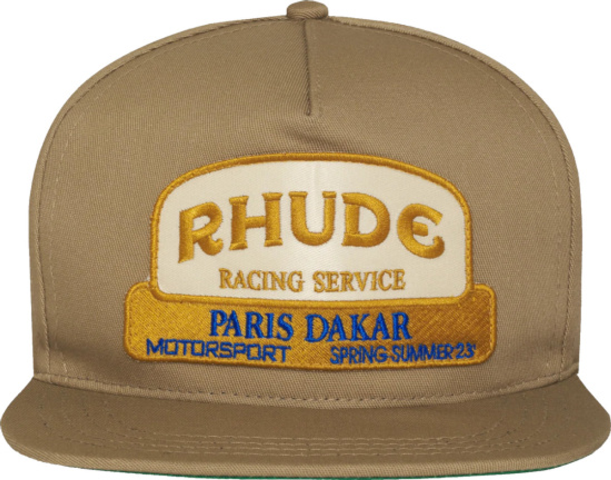Rhude Racing Cap Rhude Khaki Racing Service Cap | WHAT’S ON THE STAR?