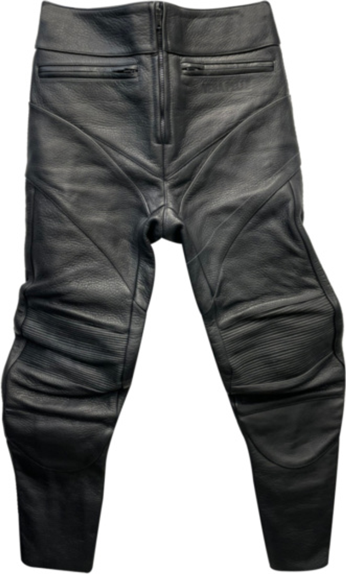 Vetements Black Leather Biker Pants