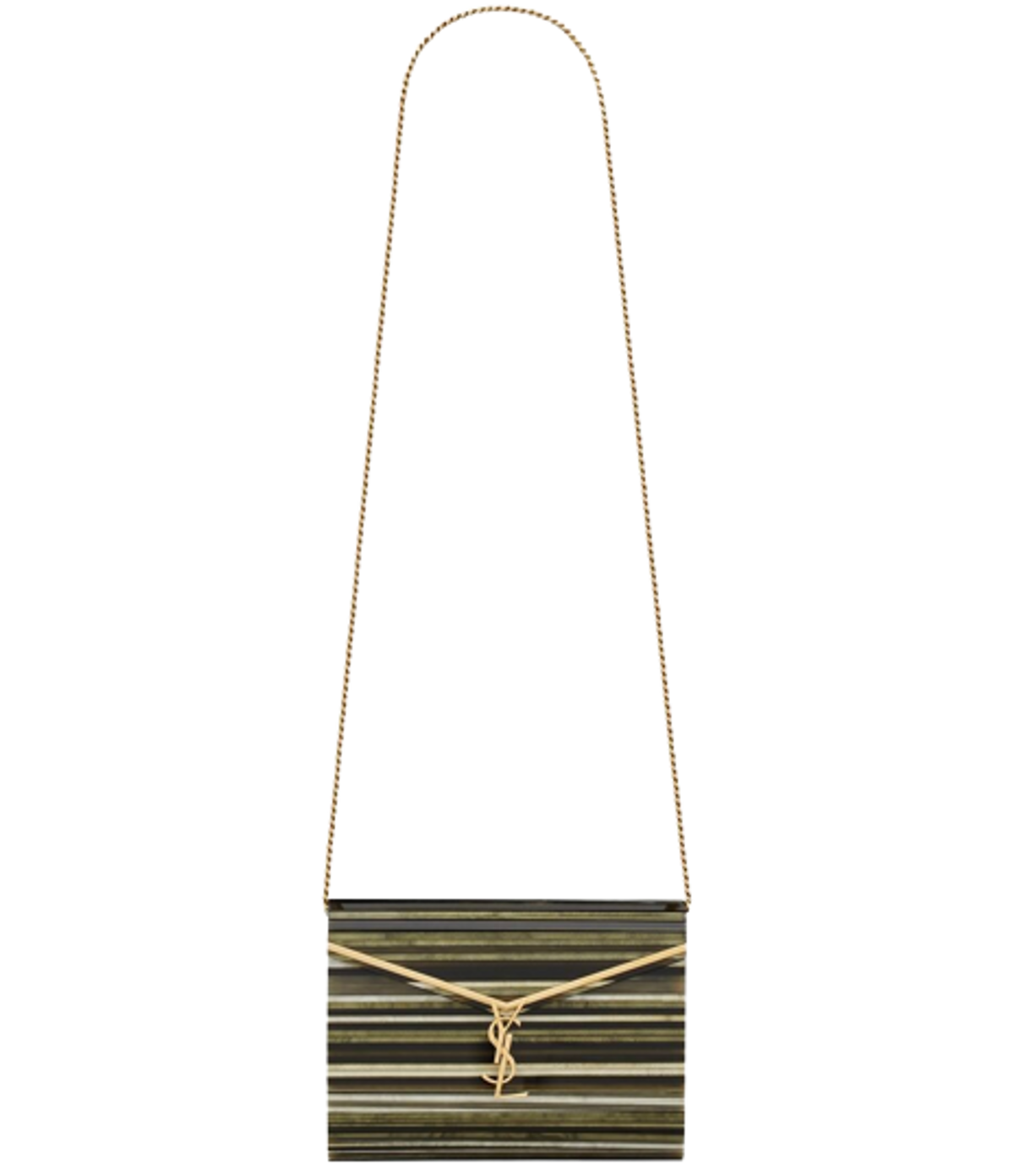 Saint Laurent Plexiglass Vicky Miniaudiere Bag