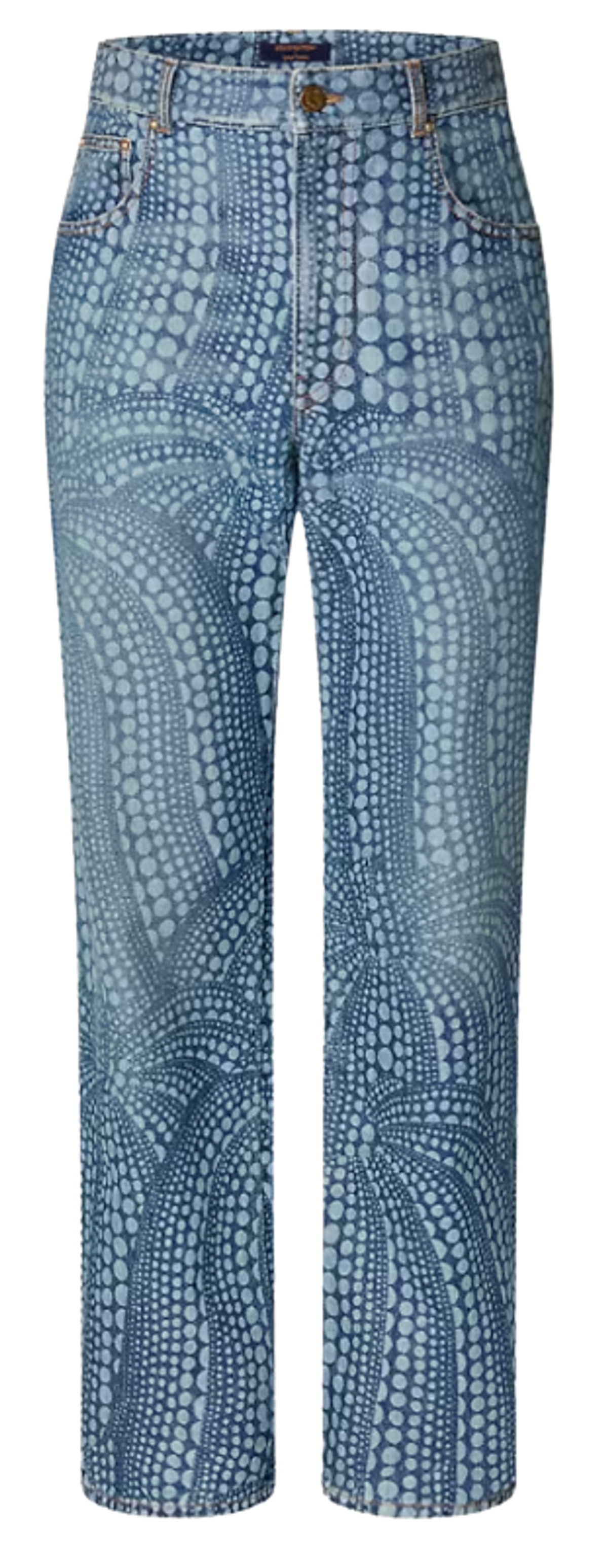 Louis Vuitton × Yayoi Kusama All Over Pumpkin Denim Pants