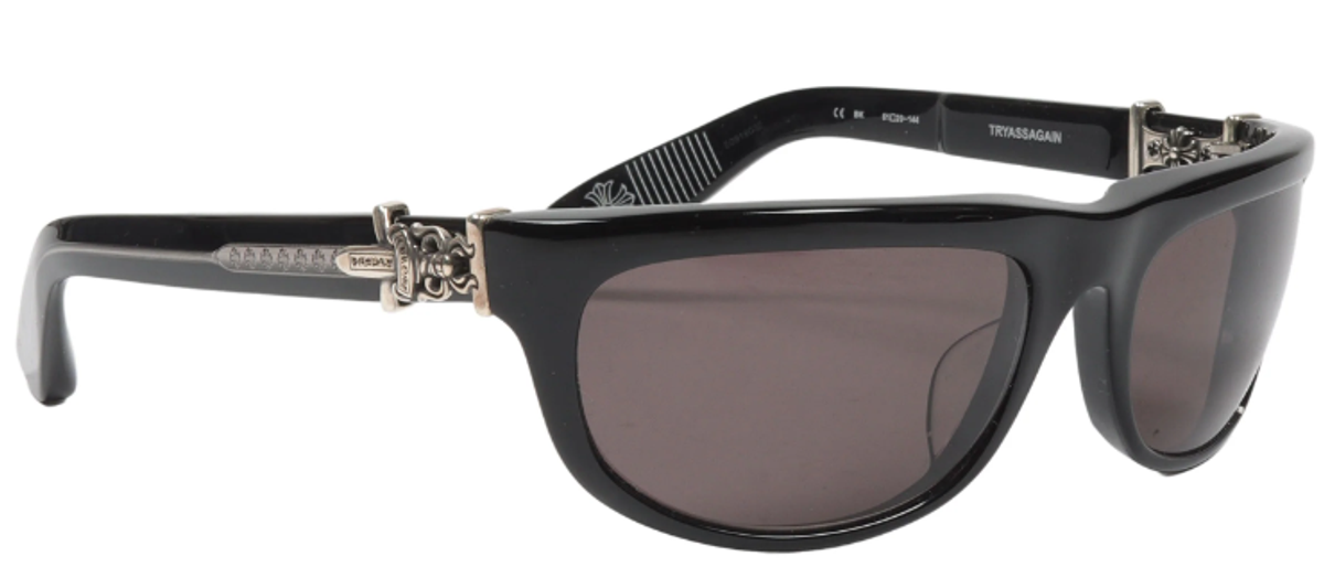 Chrome Hearts Silver Tryassagain Sunglasses