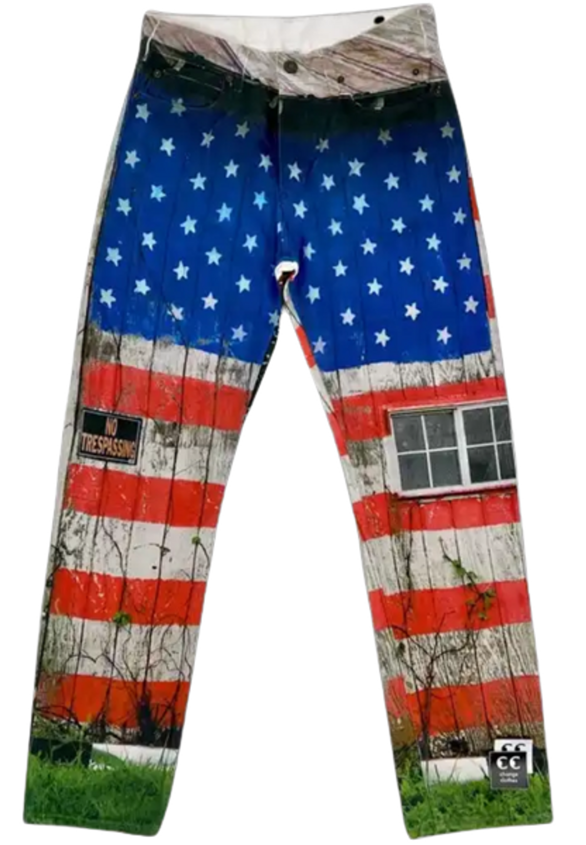 Calvin Klein × Raf Simons Painted Barn Denim Jeans
