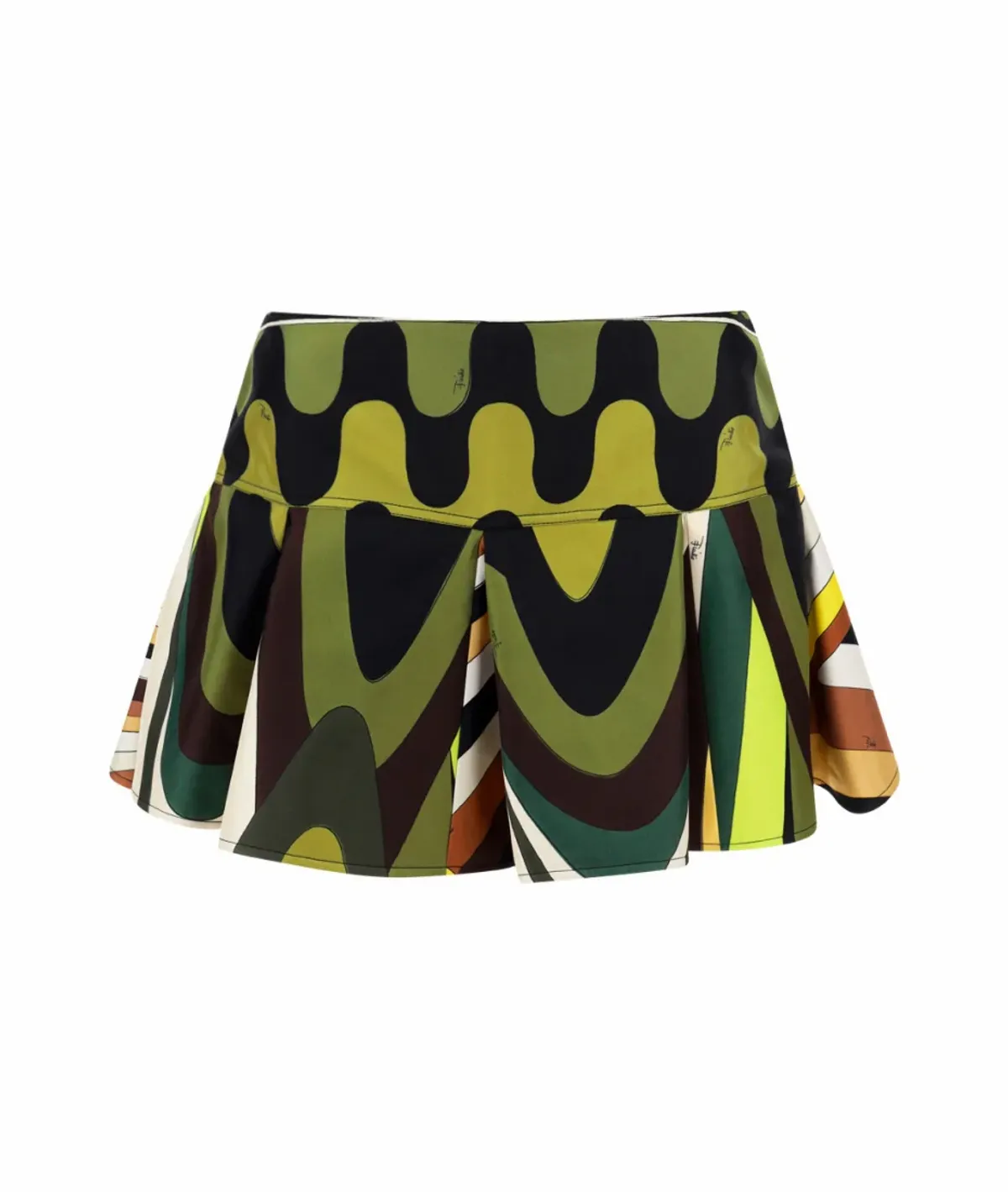 Emilio Pucci Abstract-Print Mini Skirt