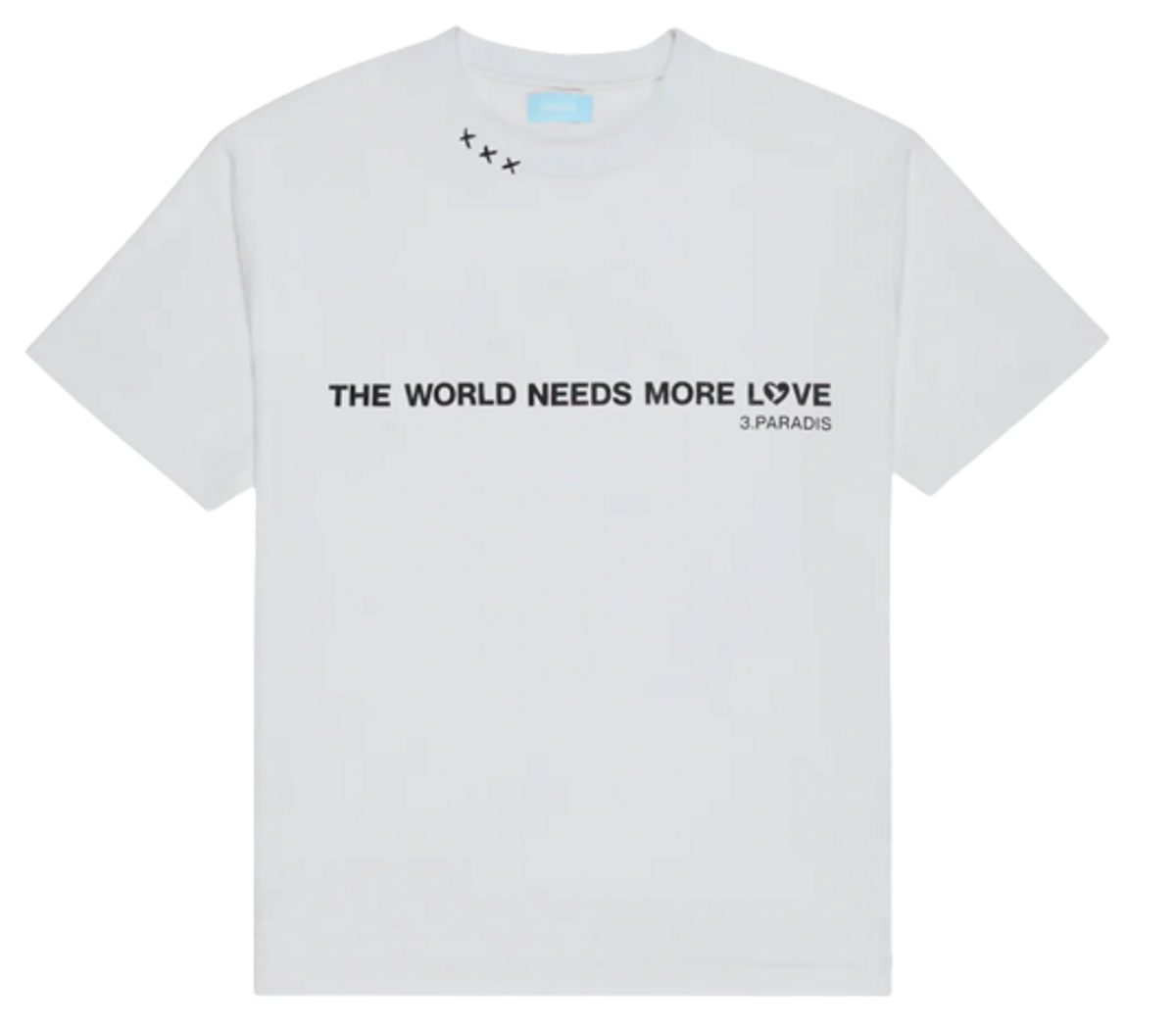 3.Paradis TWNML White Logo T-Shirt