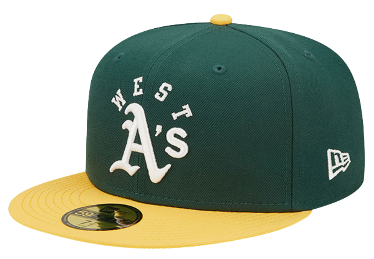 New Era Oakland Athletics Team League Green 59FIFTY Fitted Cap