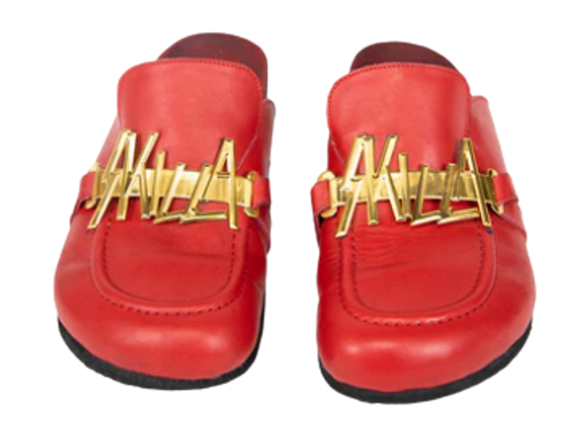 Skilla Red Cammora Mules
