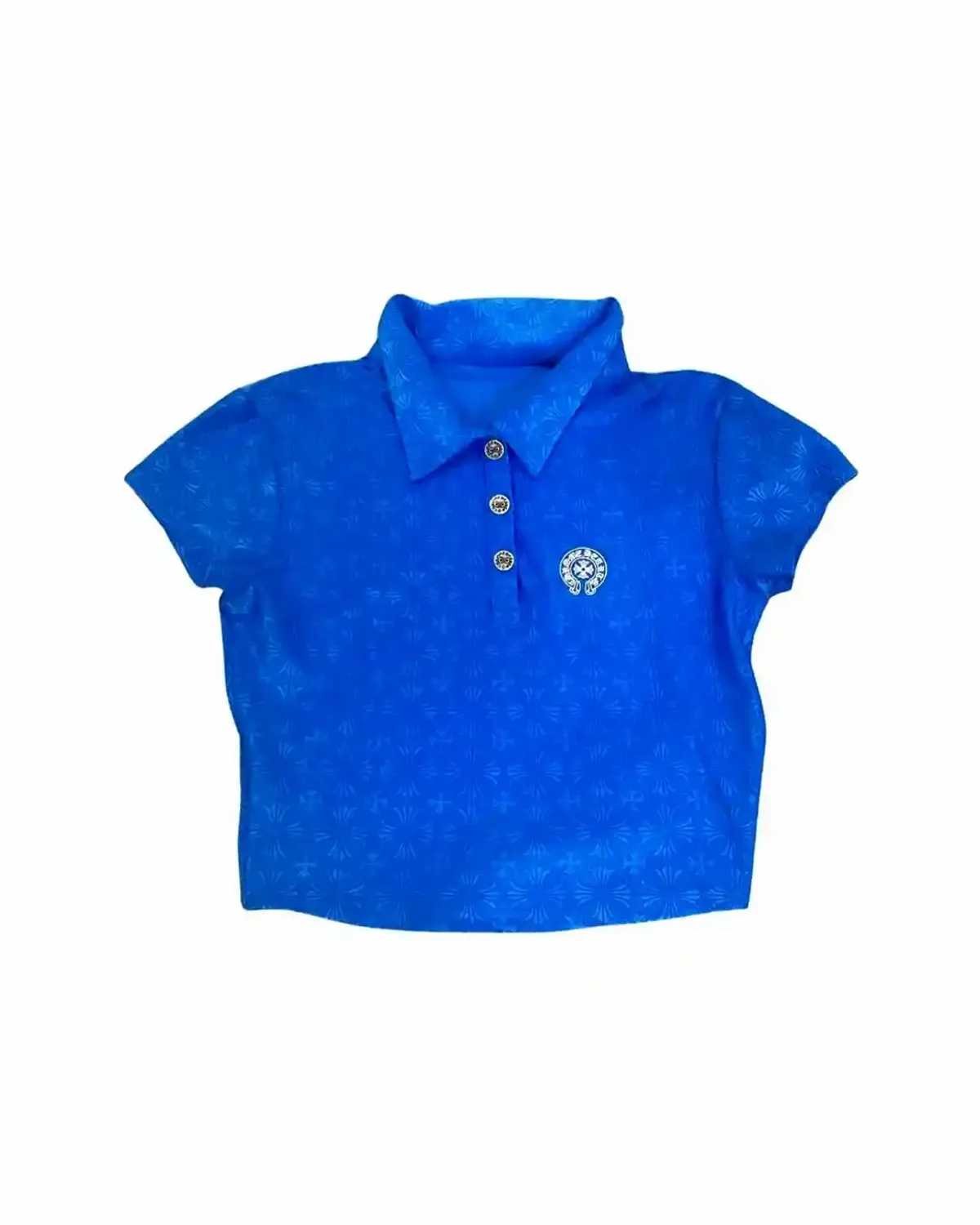 Chrome Hearts Plus Pattern Horseshoe Tennis Polo