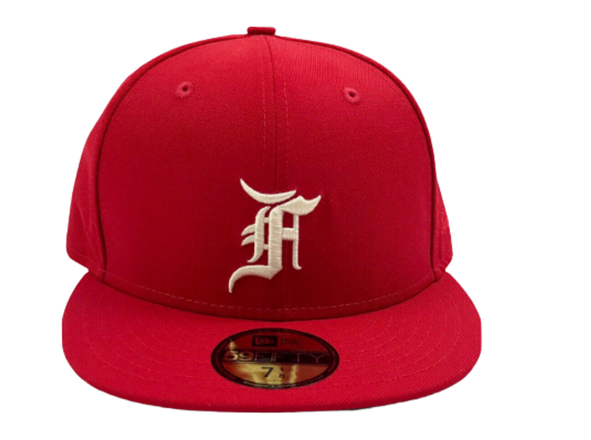 Fear of God Red Fitted Cap WHAT’S ON THE STAR?