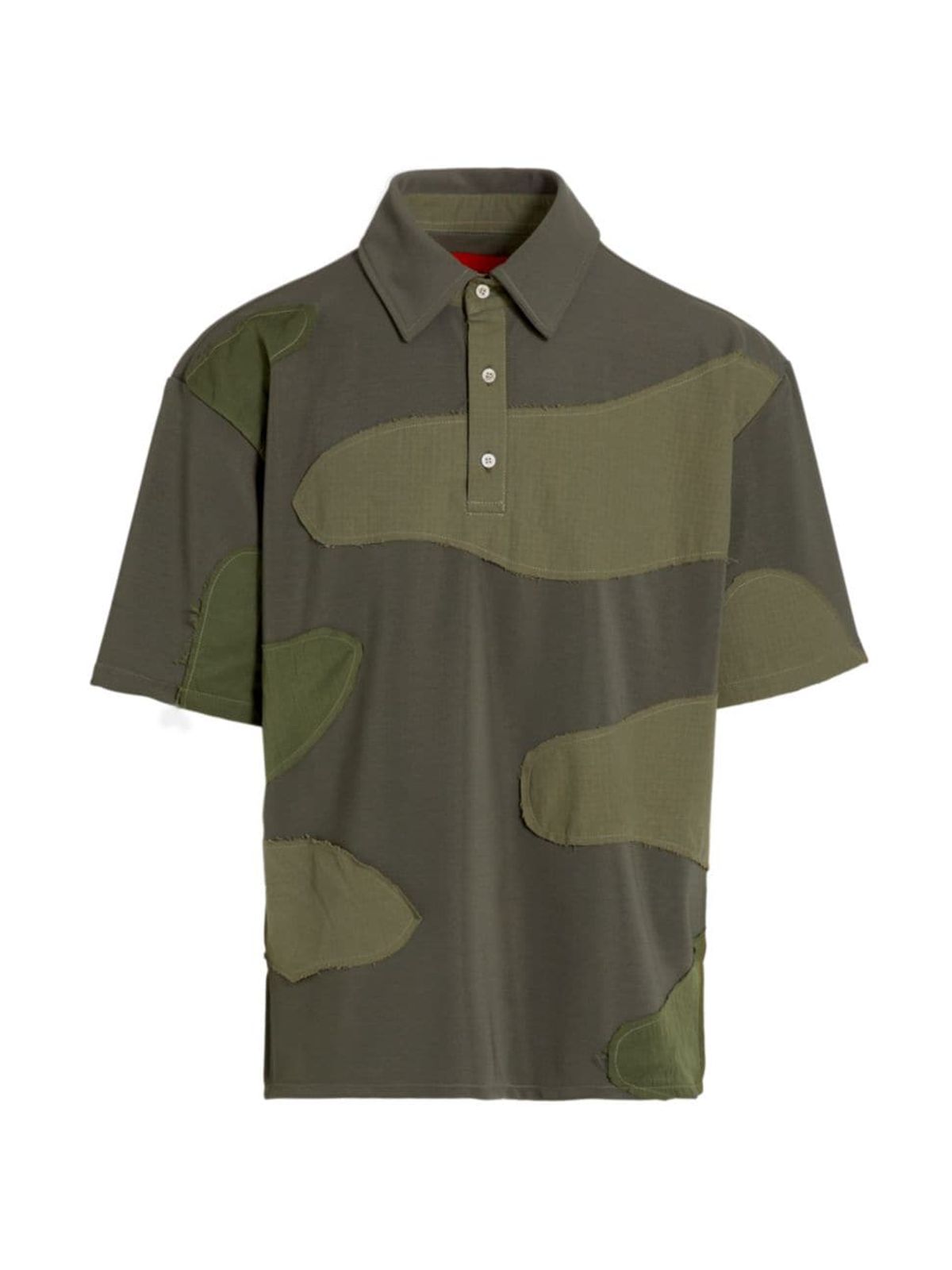 Who Decides War Digi Camo Olive Print Polo Shirt