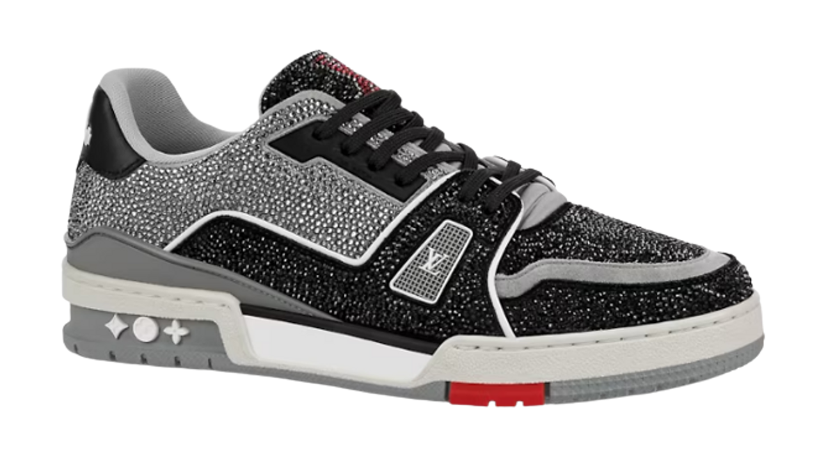 Louis Vuitton Black Trainer Sneakers