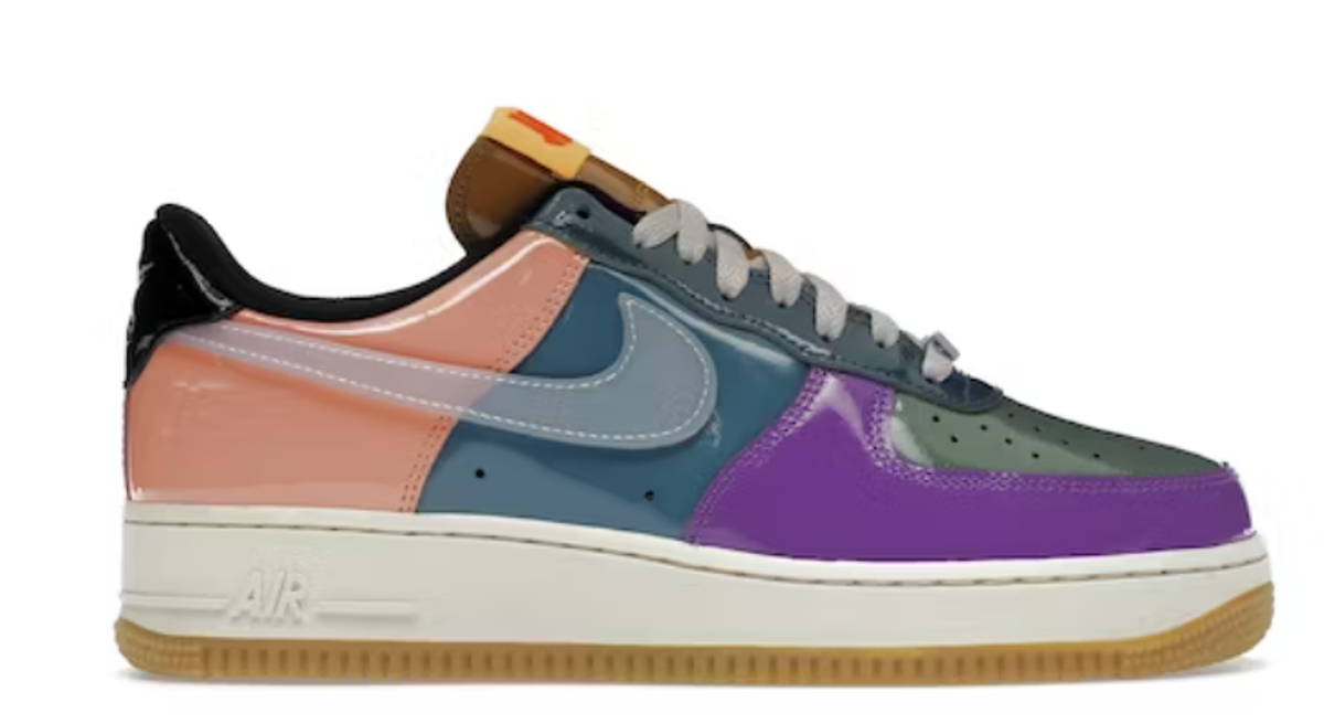 Nike Blue Air Force 1 Low Sp Undefeated Multi-patent Celestine